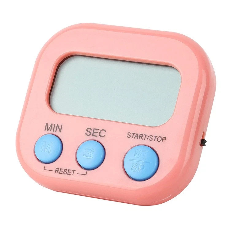 Large LCD Digital Kitchen Cooking Timer Count Down Up Clock Loud Alarm Magnetic
