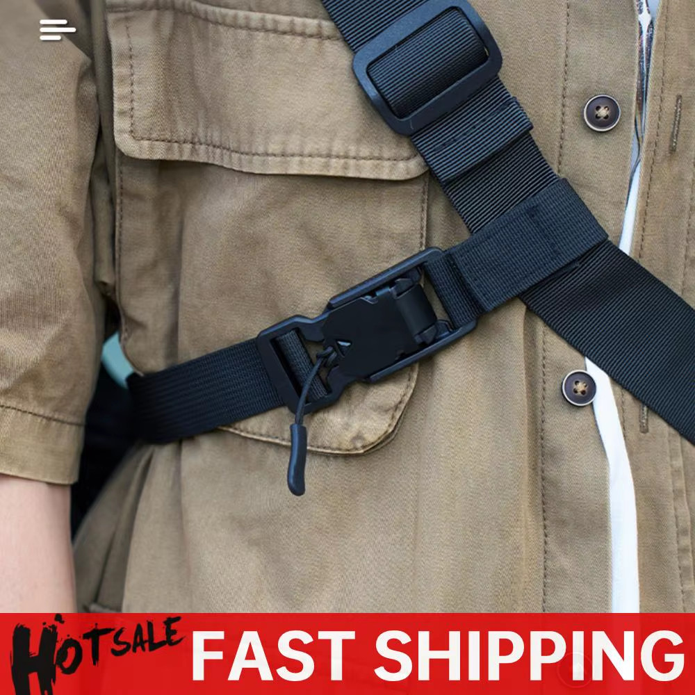 Three Point Auxiliary Backpack Stability Strap Adjustable Fixed Shoulder Bag ant