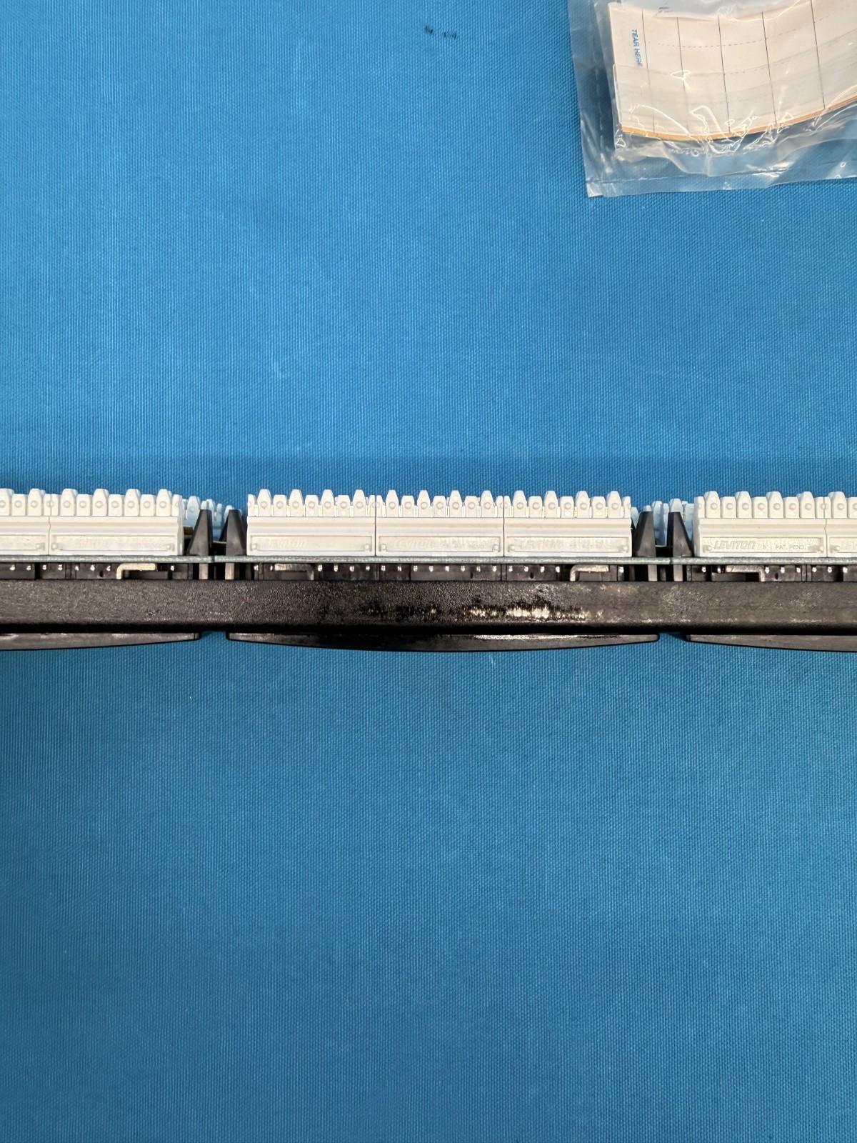 Leviton 5G596-U48 Cat5e 48-Port Patch Panel 8P8C T568A/B Black