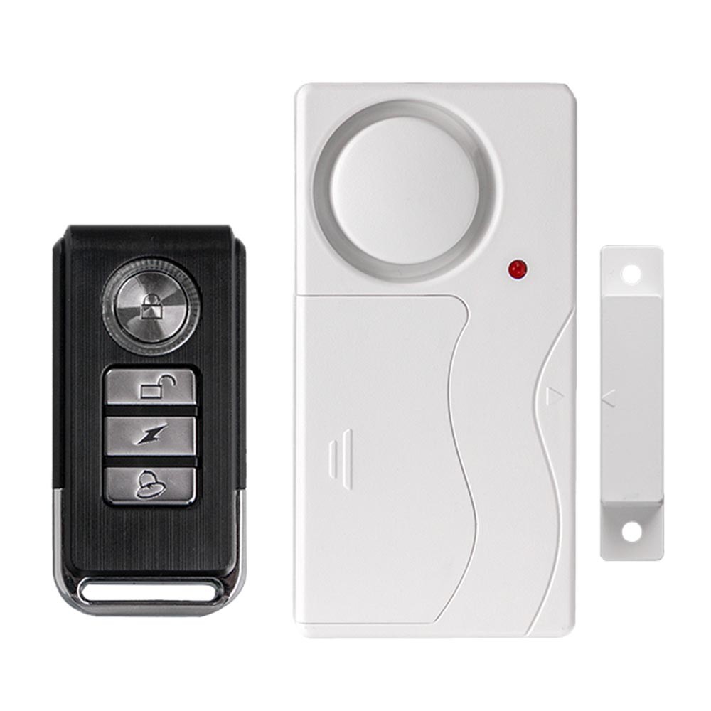 3x Wireless Anti-Theft Remote Control Door Window Security Alarm Magnetic Sensor