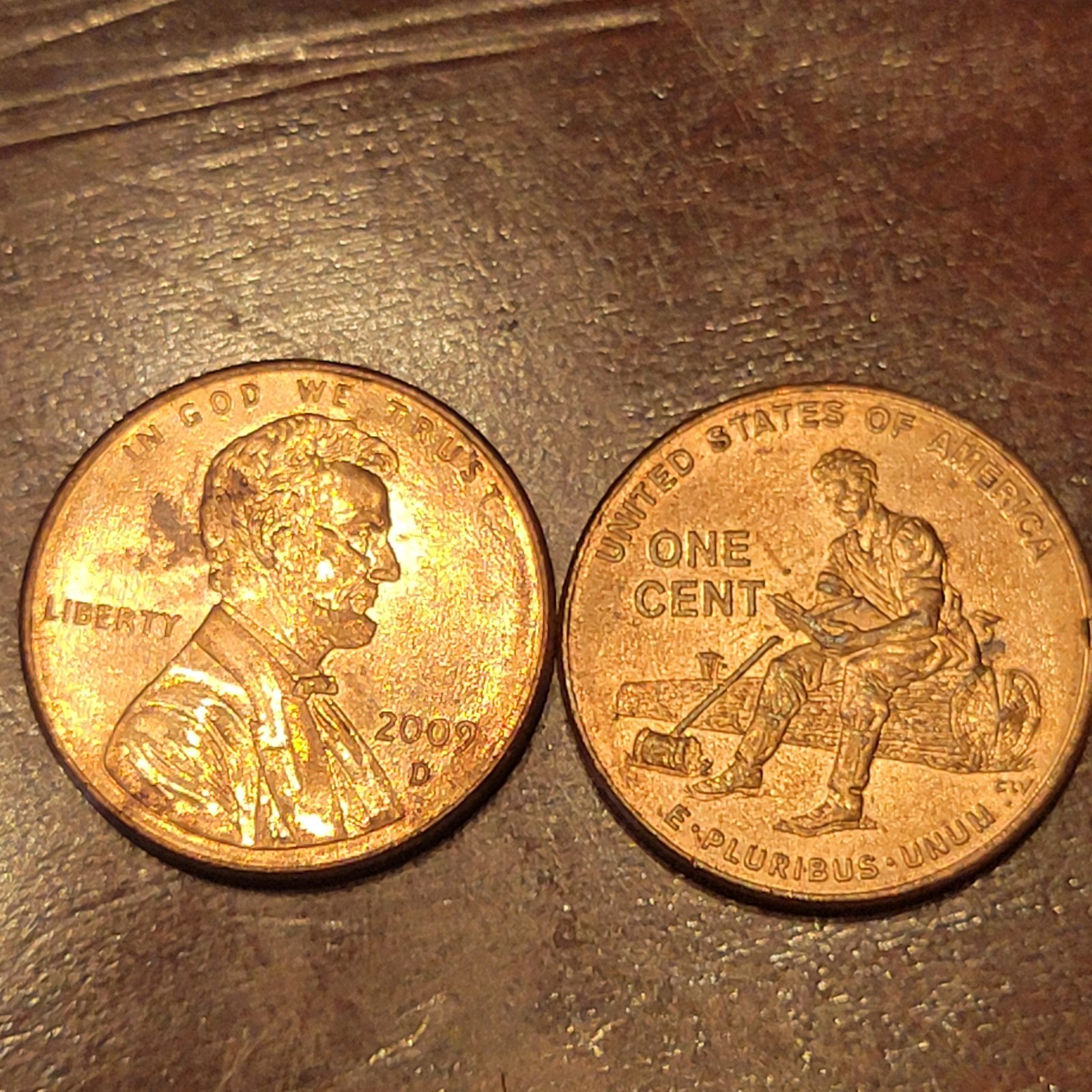 Pair 2009 Bicentennial 1C P/D