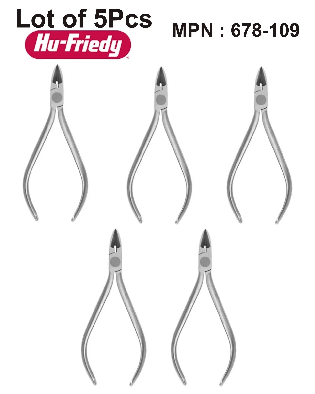5 Pcs Lot HU FRIEDY Micro Mini Ligature Cutter Orthodontic Pliers 678-109