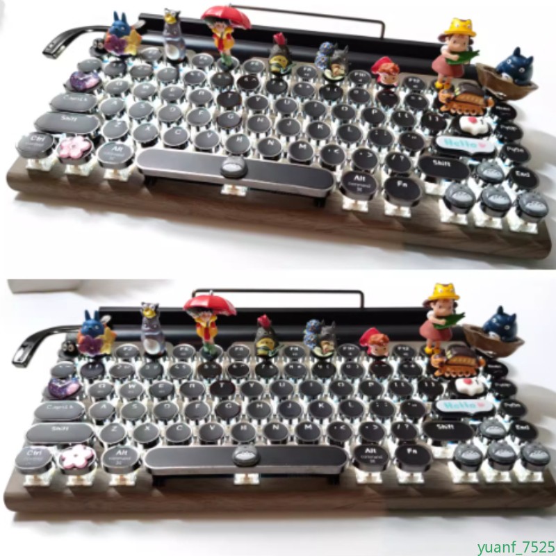 My Neighbor Totoro Typewriter Mechanical Keyboard Hot-Swappable Dual-Mode Gift