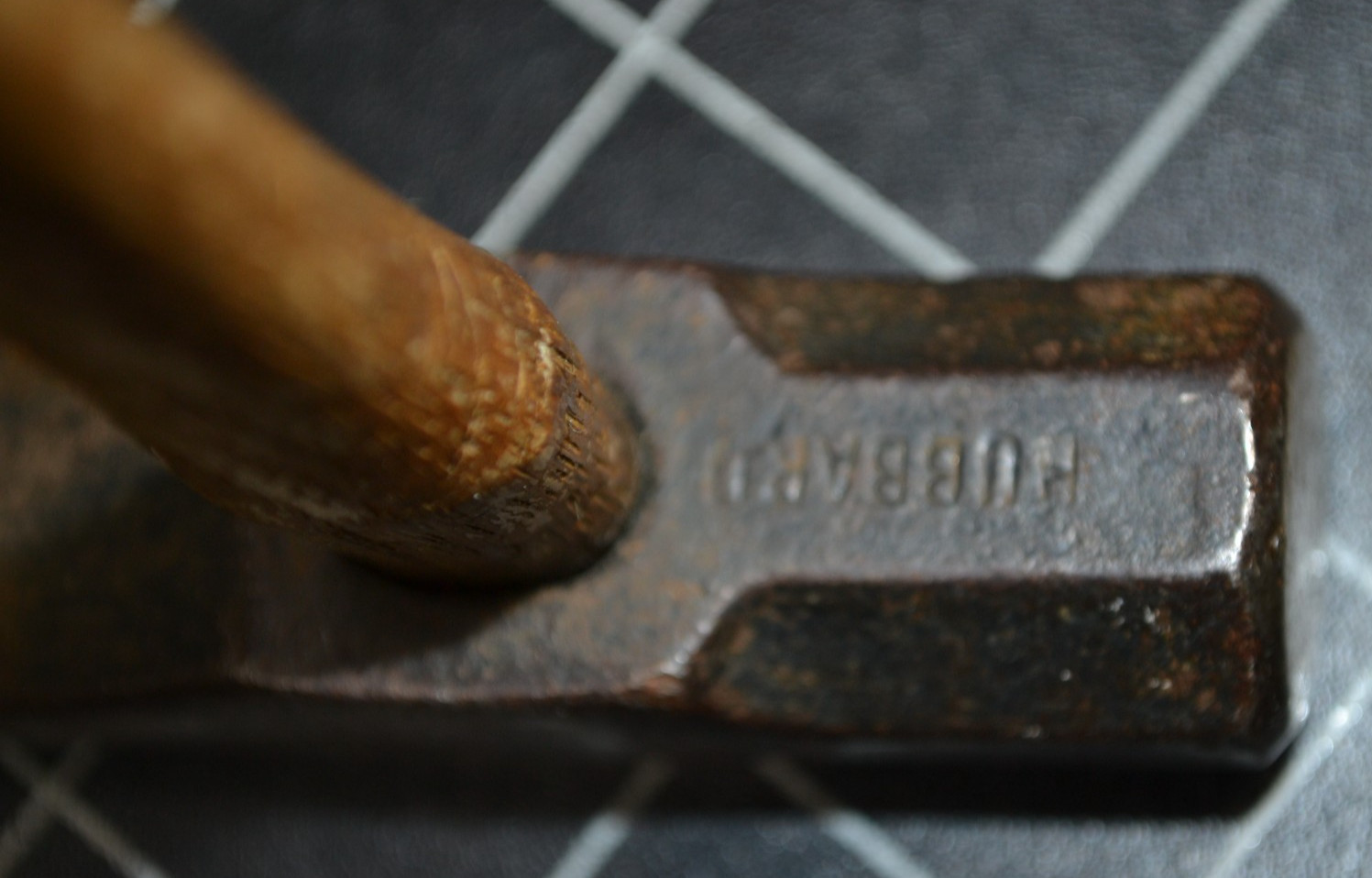 HUBBARD - 8oz - CROSS PEIN ENGINEERS HAMMER - ALL ORIGINAL