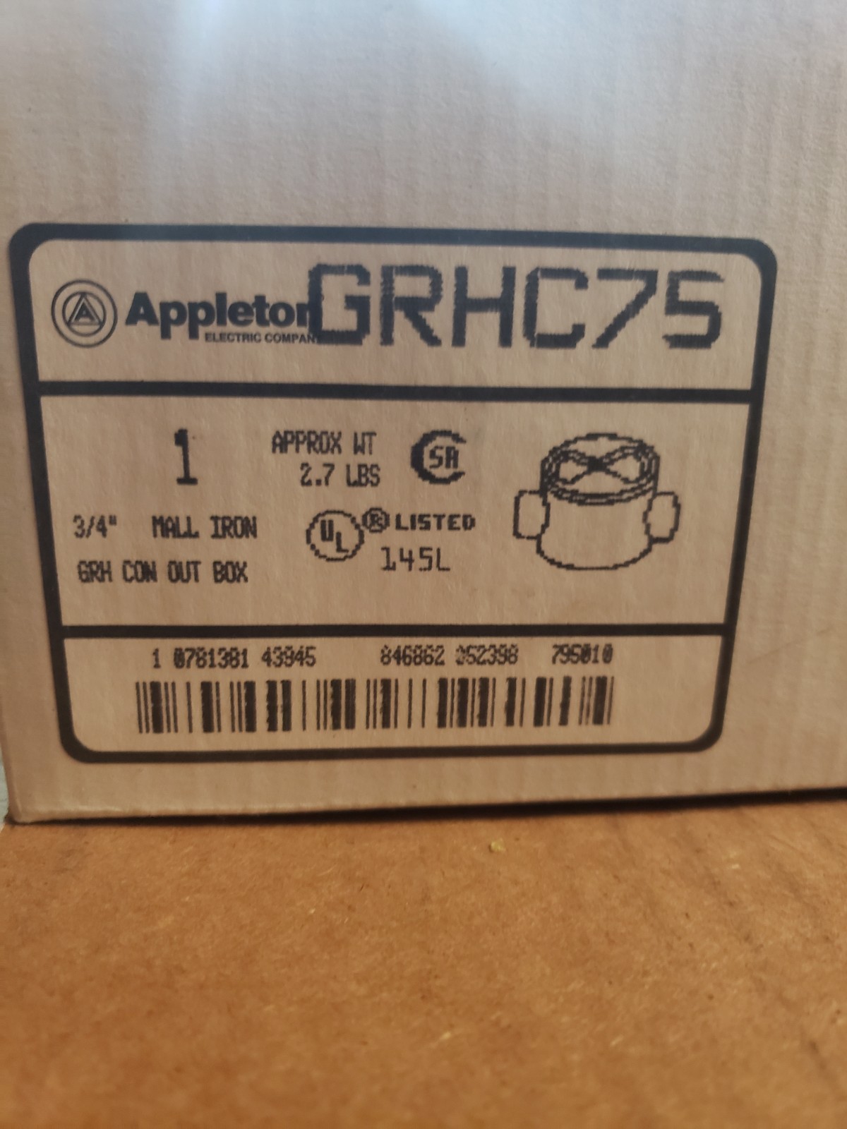 EMERSON GRHC75 / GRHC75 (NEW IN BOX)