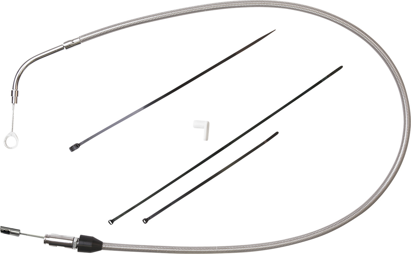 DRAG SPECIALTIES Quick Connect Clutch Cable - Upper - 45" - Stainless Steel