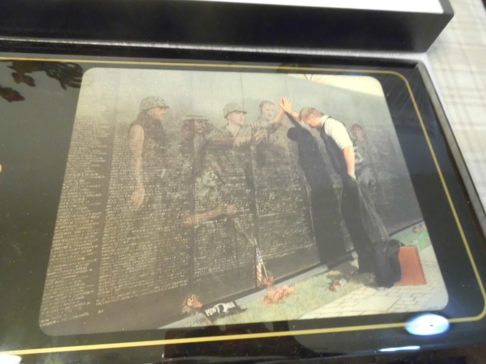 Vietnam War Memorial Clock-Reflections by Lee Teter-Read