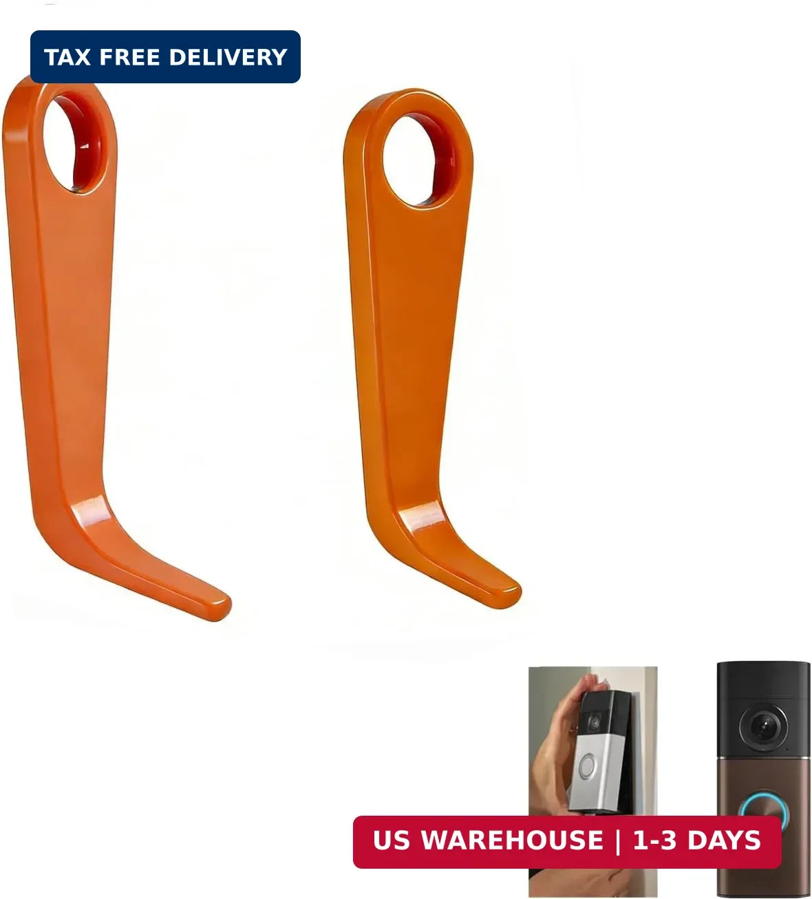 Video Doorbell Key Removal Tool Compatible with Ring Battery yellow