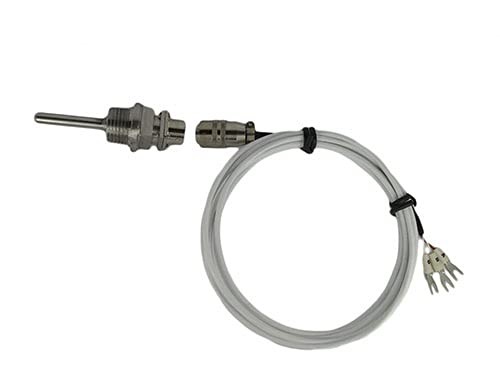 RTD PT100 Temperature Sensors 1/2”NPT Threads with Detachable Connector & 6.6...