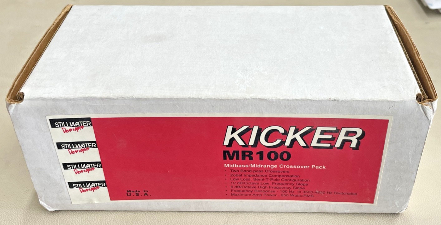 Old School Kicker MR-100 Passive Midrange Bandpass Crossover, Only 1, NOS #324