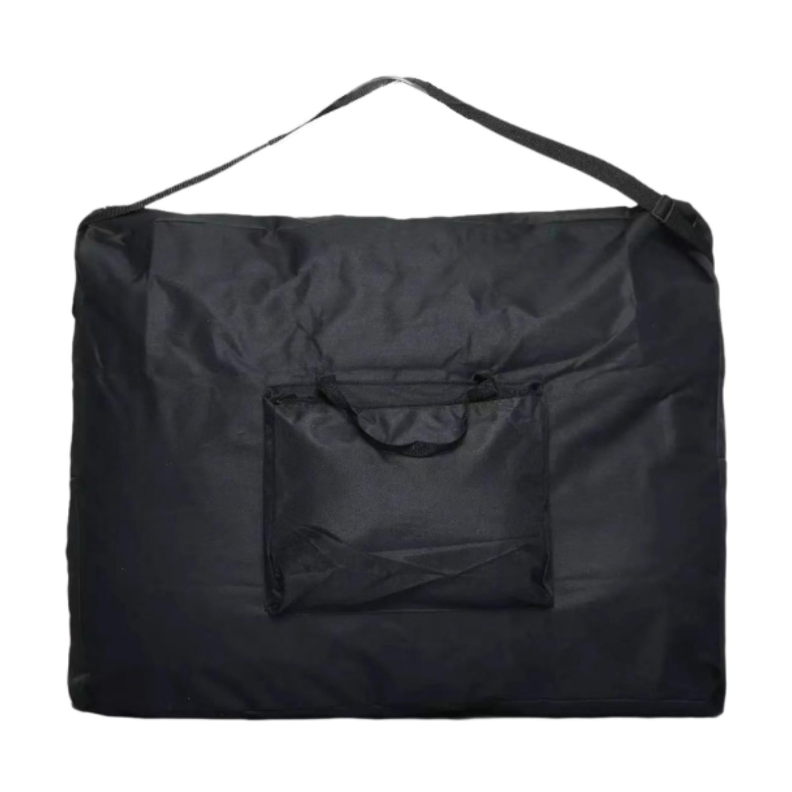 Massage Table Bag Shoulder Bag with Accessory Pockets Foldable Carrying Bag for