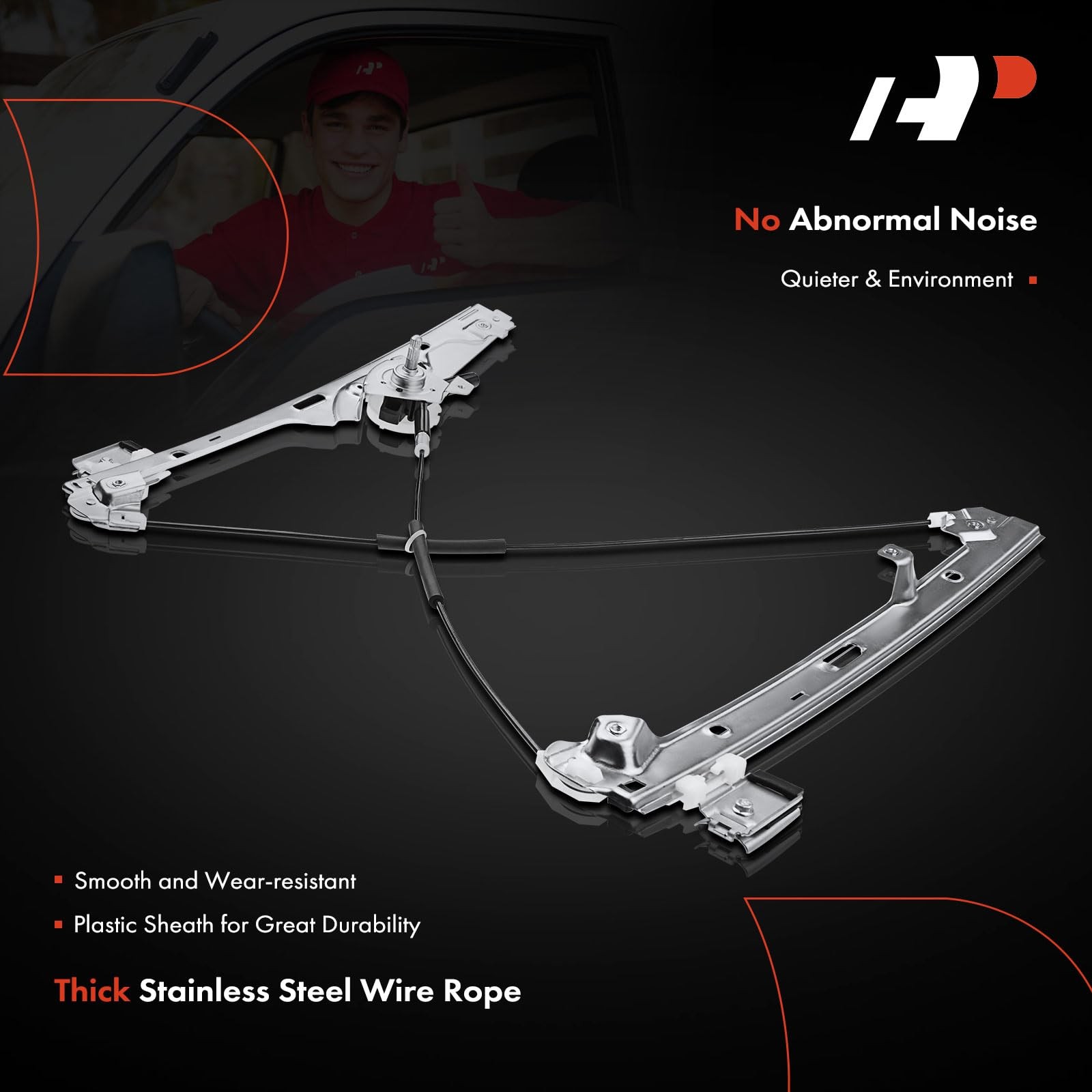 A-Premium Window Regulator Front Passenger RH Cadillac Escalade