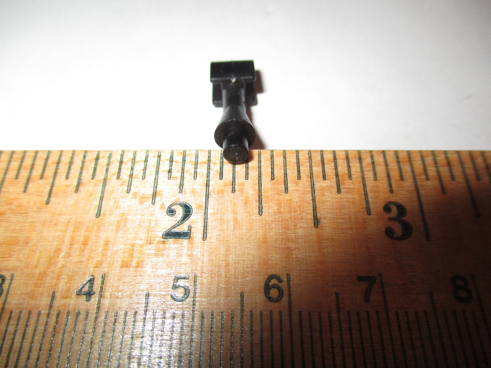MARX SMOKESTACK FOR Wc PASSANGER CARS & BAYWINDOW CABOOSE REPRO BLACK PLASTIC