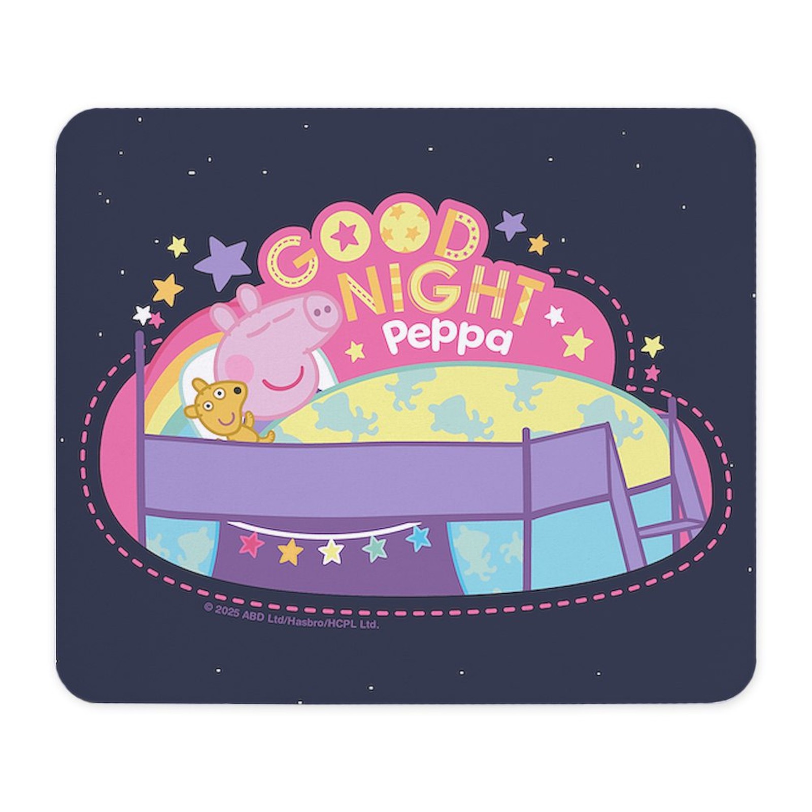 CafePress Peppa Pig: Good Night Peppa Mousepad  (1248106304)