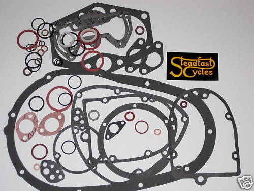 Triumph 500 unit twin T100 gasket set kit 1963 64 65 66 67 68 69 70 71 72 73 74