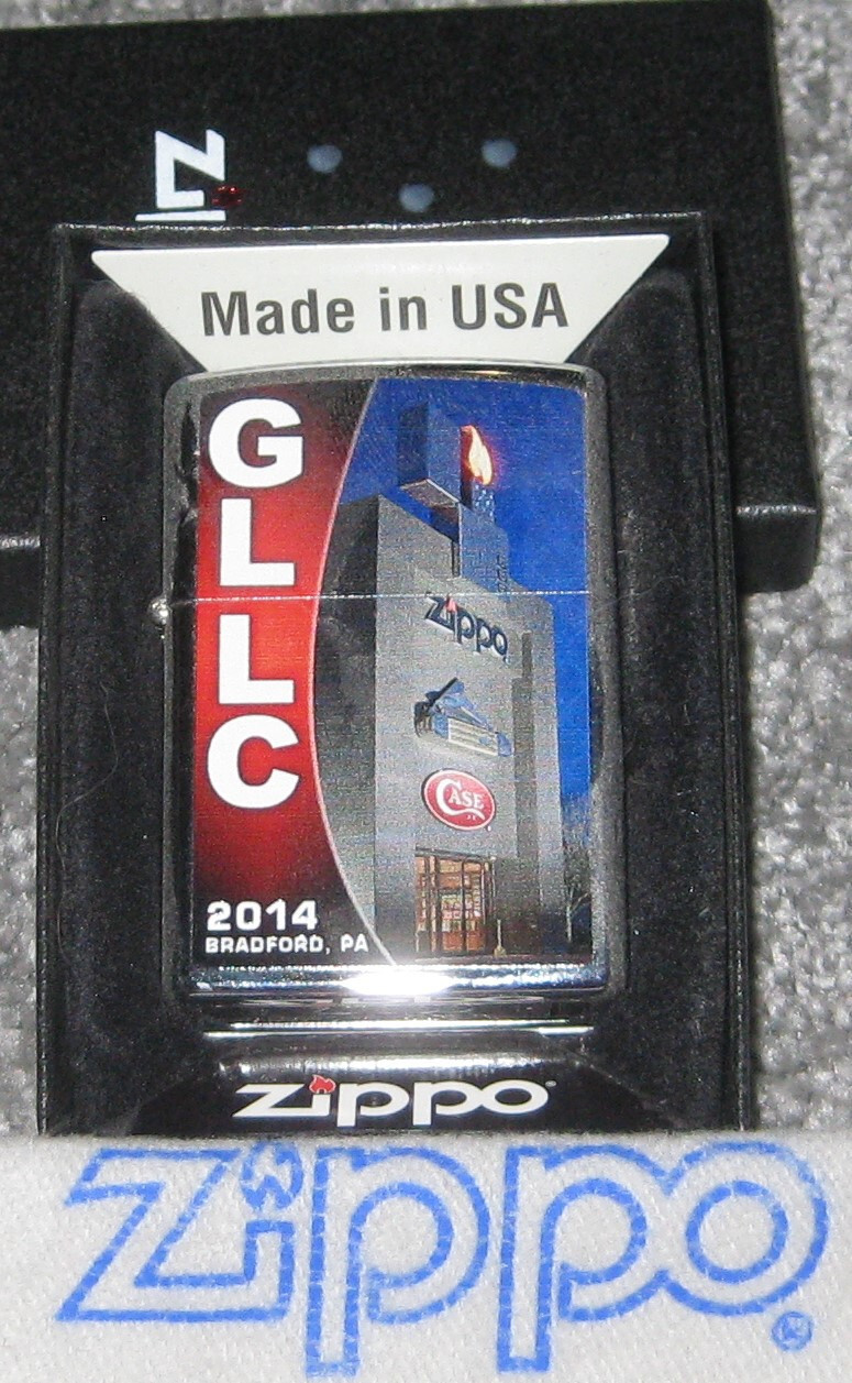 ZIPPO GREAT LAKES LIGHTER CLUB Lighter BRADFORD MUSEUM  2014 Mint in Box 2 SIDED