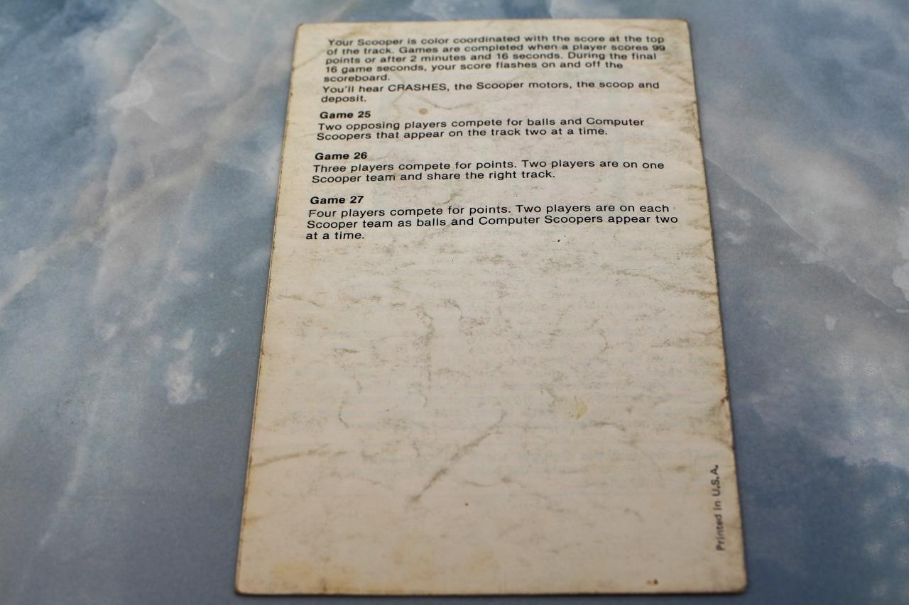 NO GAME- STREET RACER Instruction Book Manual ATARI 2600