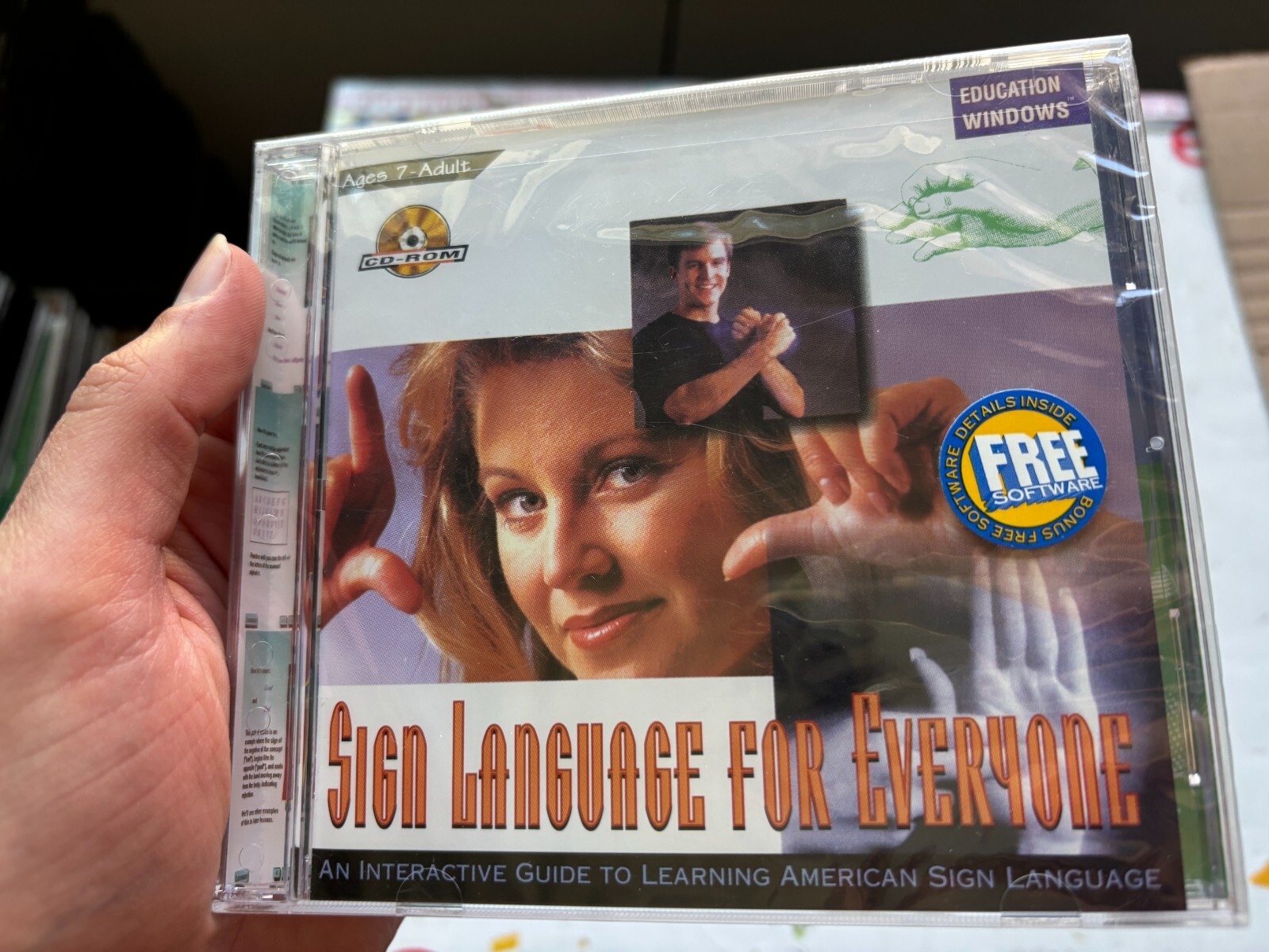 Sign Language For Everyone (PC, 1996) B & N Software IVI Publishing New