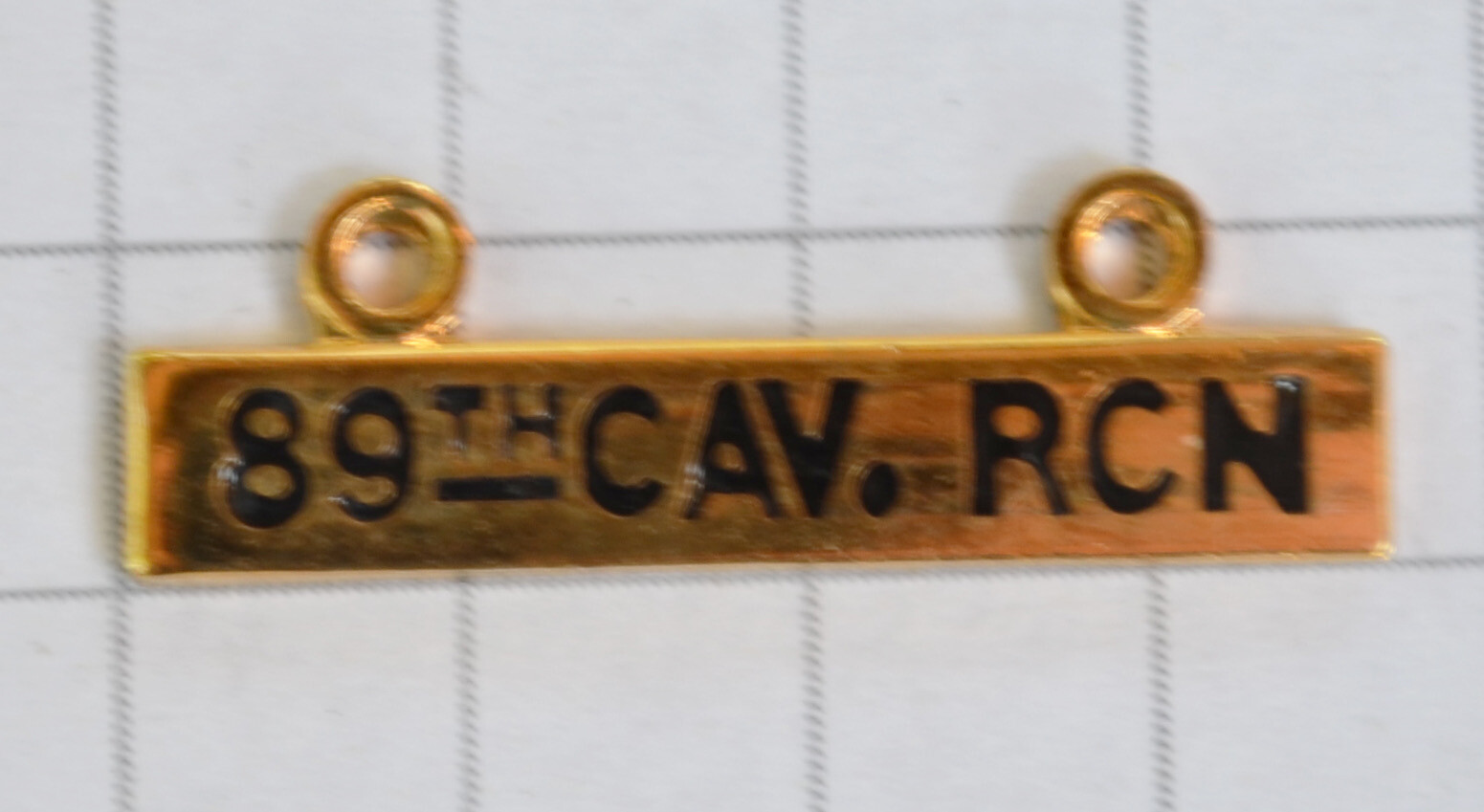 89th Cavalry Reconnaissance Squadron (Mechanized) Unit Nameplate