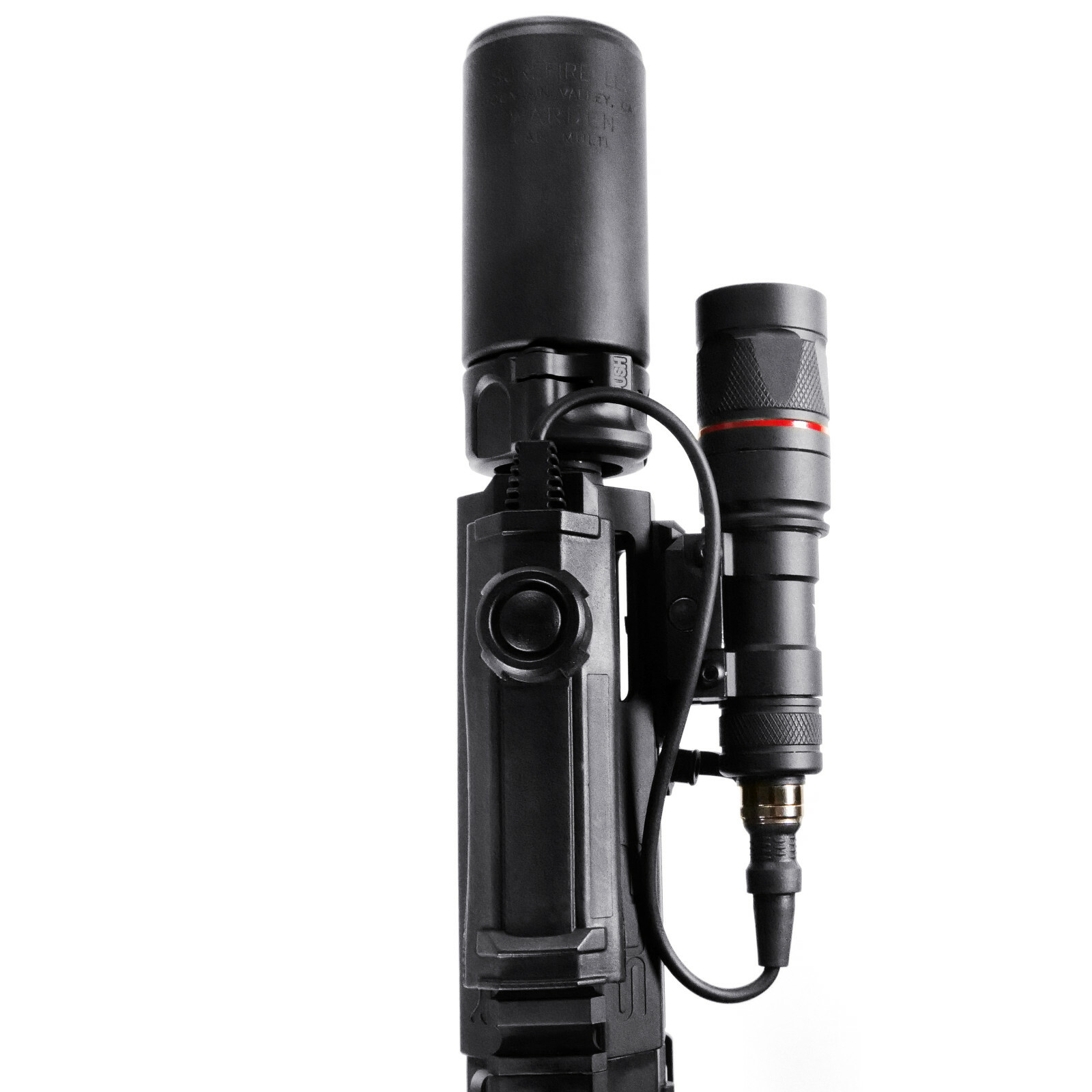 Rail Mount Weapon Light with Large Pressure Pad and Back Button KTactical