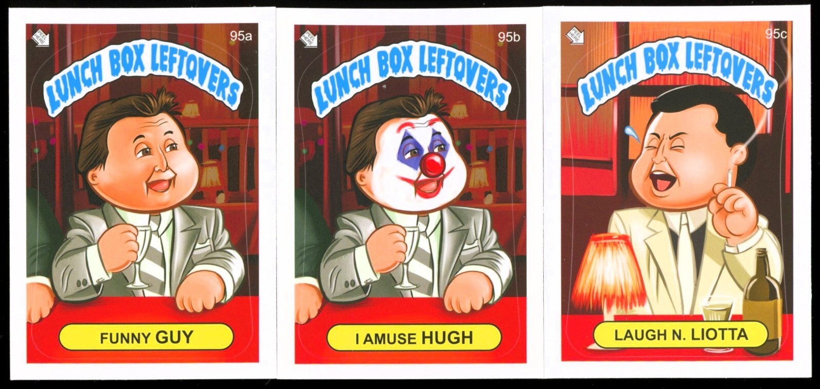 SSFC Lunch Box Leftovers Series 12 GPK 3 Card Set 95a-c Goodfellas Ray Liotta