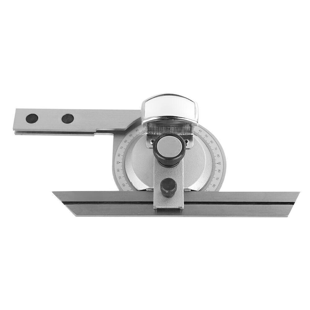 360 Degree Steel Universal Bevel Protractor Angle Finder Measuring Ruler
