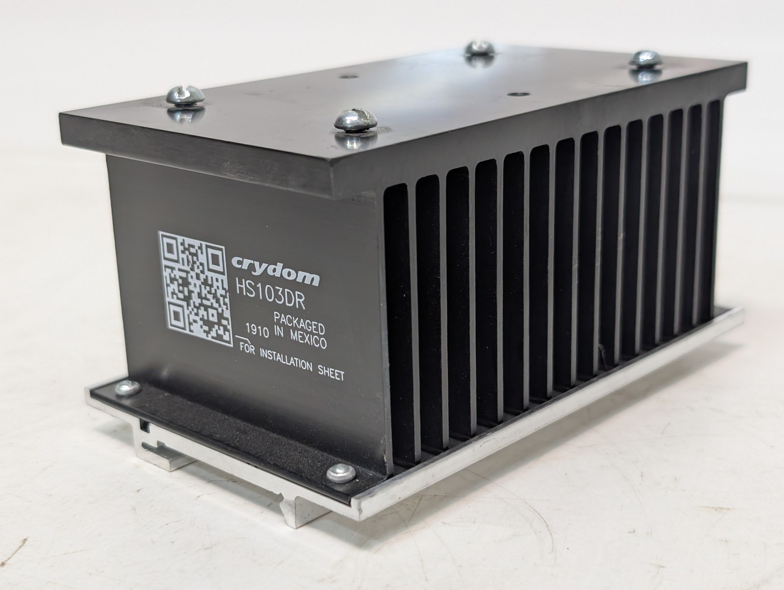 Crydom HS103DR solid state relay heat sink DIN rail mount as pictured