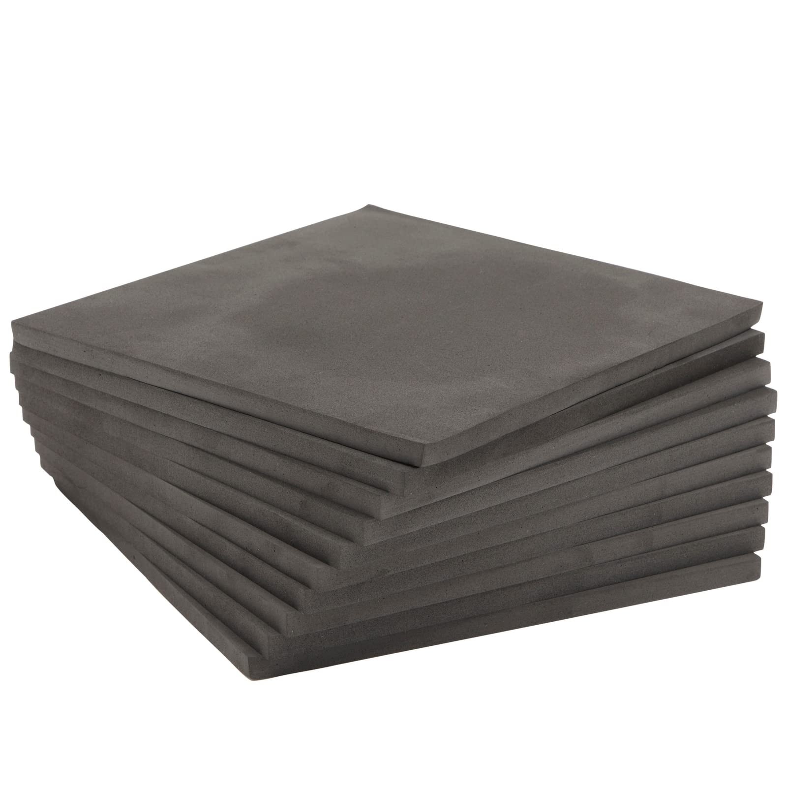 Bright Creations Black Dense Foam Squares - 10-Pack, 9.6 x 9.6 In, 3mm Thick ...