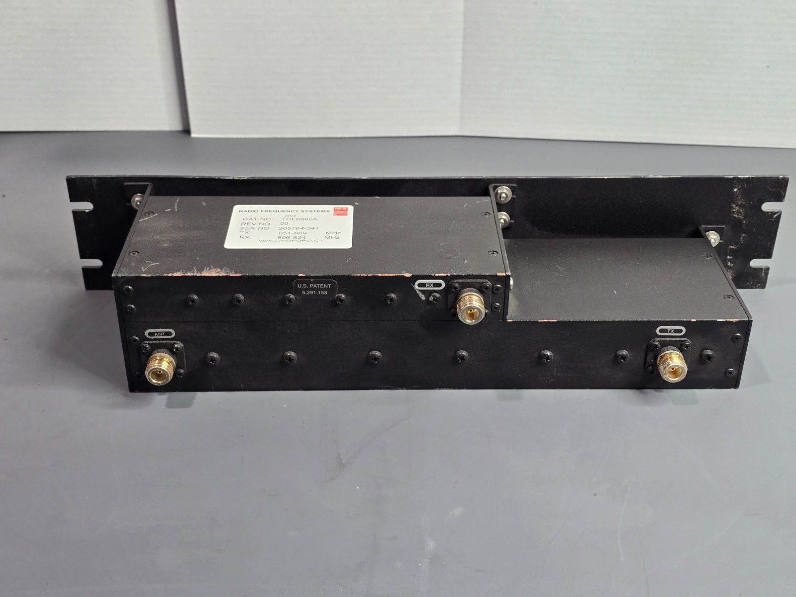 RFS Radio Frequency Systems Celwave TDF6980A 806-869 MHz Duplexer Untested