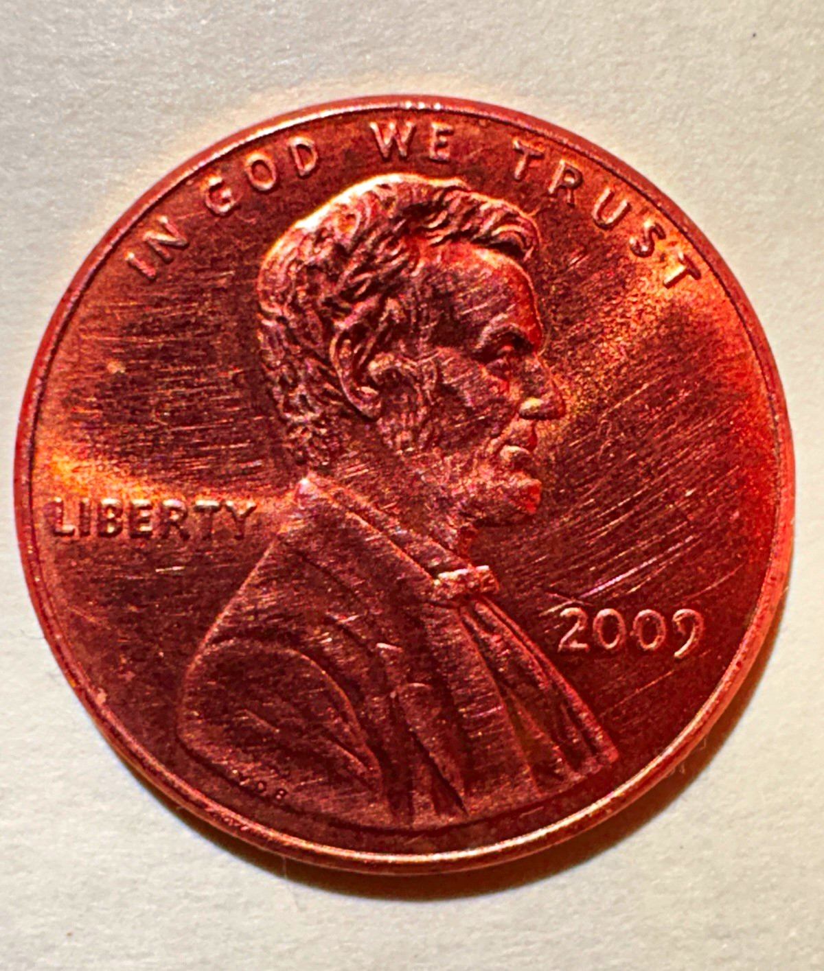 2009-P Lincoln Bicentennial Early Childhood Log Cabin Cent RD KM#495