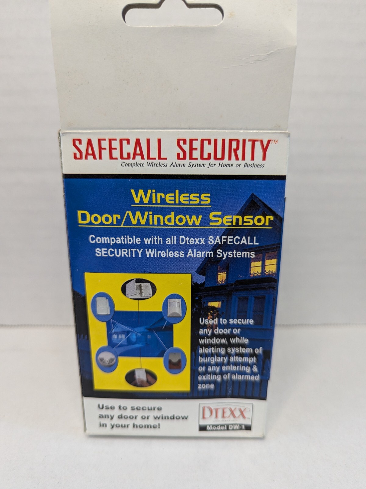 DTEXX DW1 Wireless Door WIndow Sensor compatible with Dtexx SAFECALL SECURITY