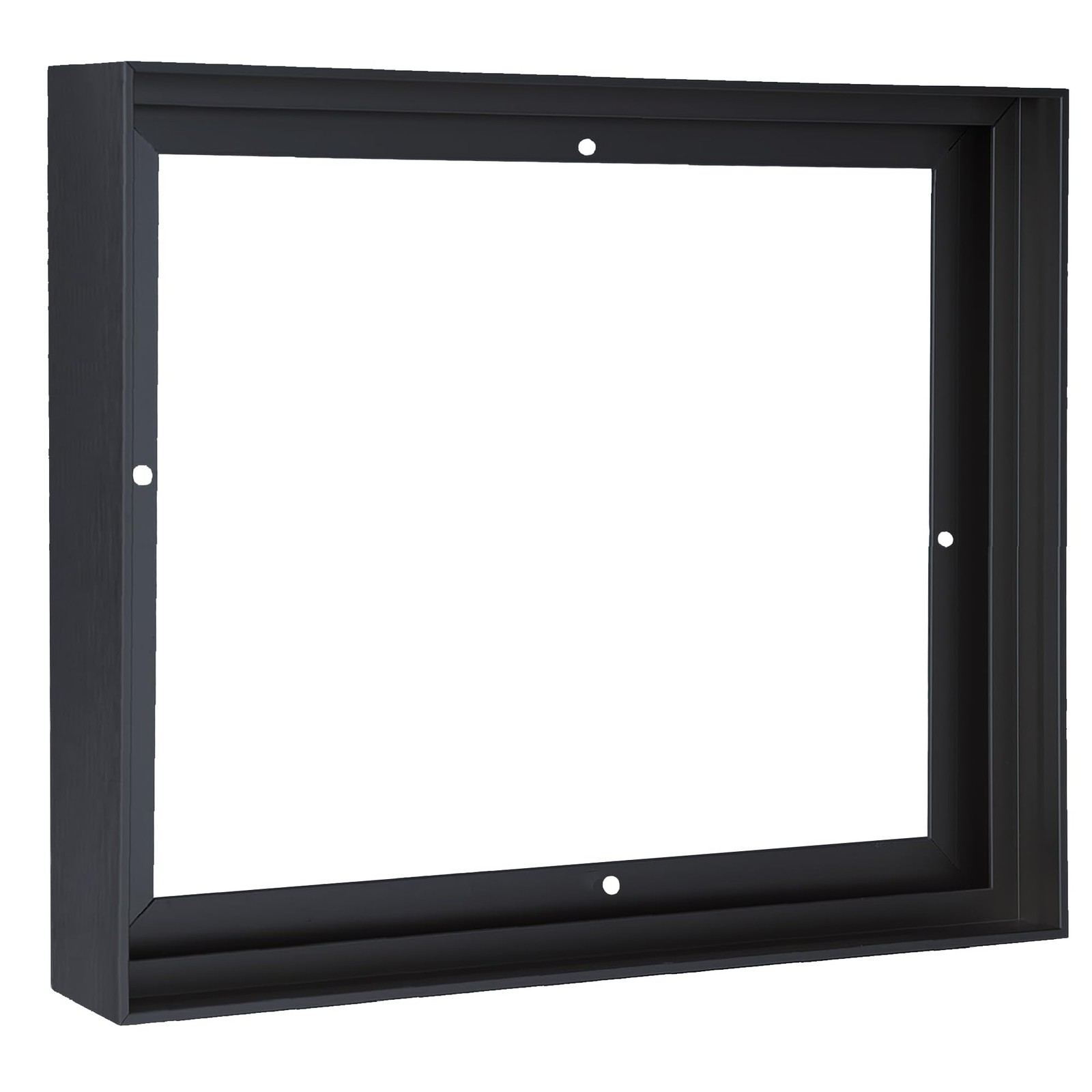 HUACANVAS Metal Floating Frame for Canvas Paintings,DIY 24"x36", Black
