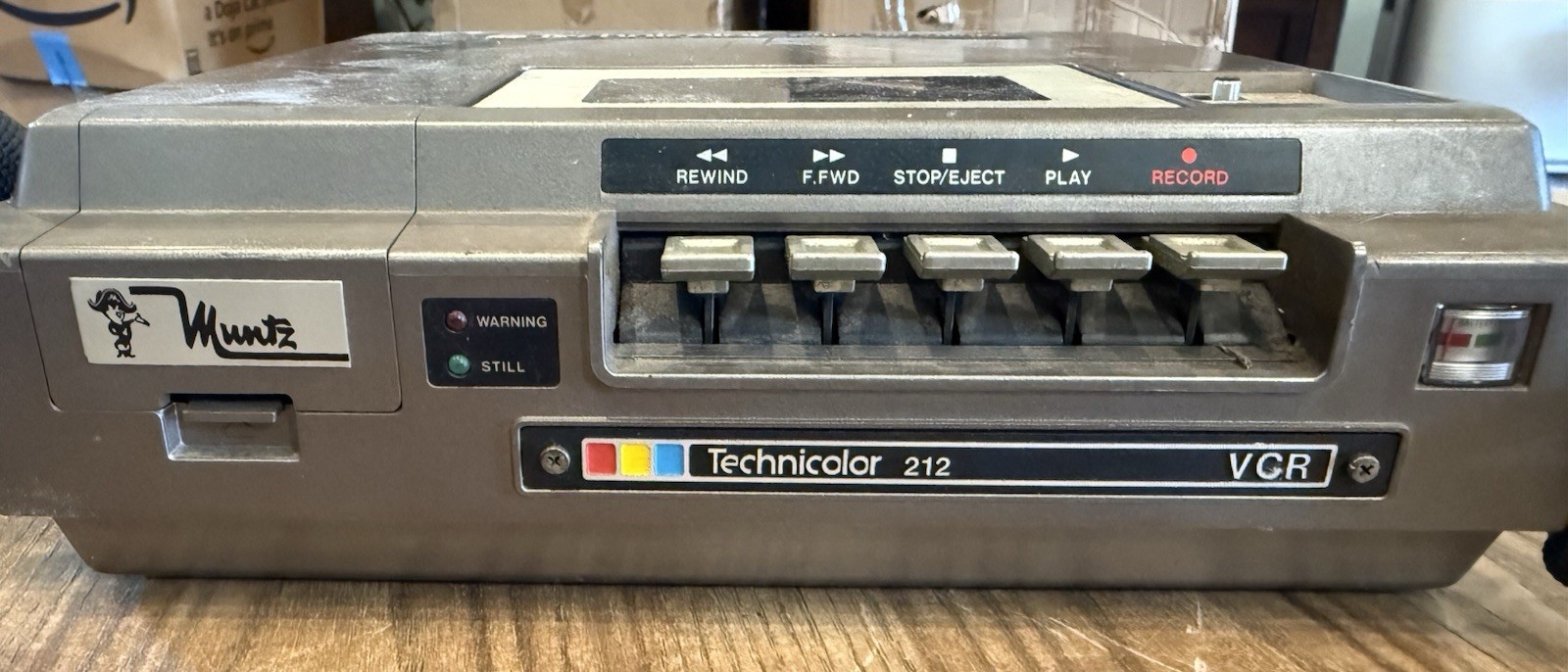 Technicolor 212 Video Recorder Untested for Parts - A0069