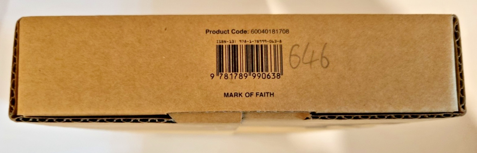 Warhammer 40K Mark of Faith Black Library Limited Edition #646 New Sisters of B