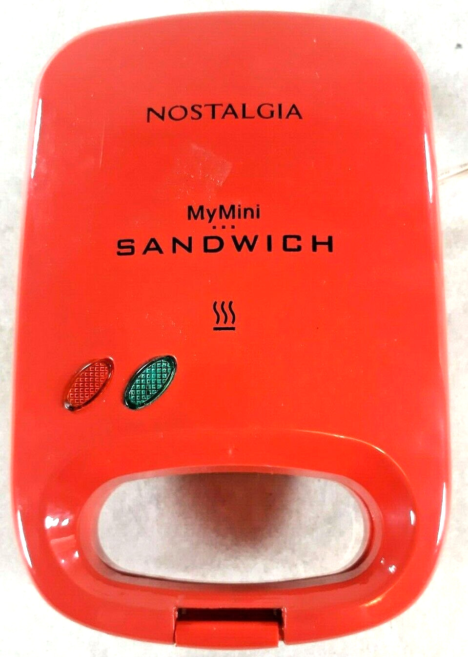 My Mini Sandwich Maker Red Non-Stick by Nostalgia