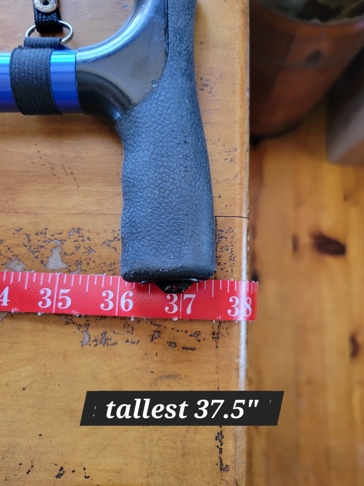 Walking Cane Foldable, Adjustable, Collapsible, Free Standing Blue