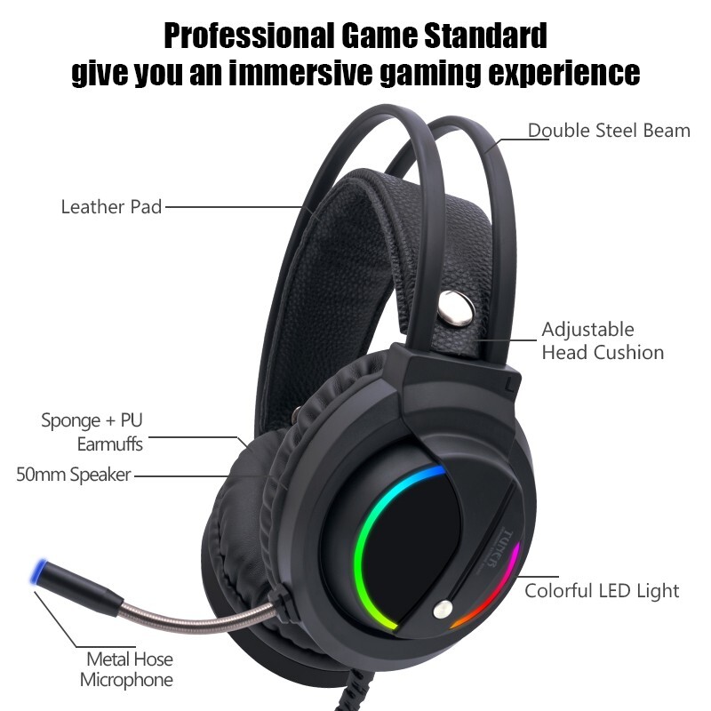 Headphone with microphone for tablet, PC, and Xbox one 360