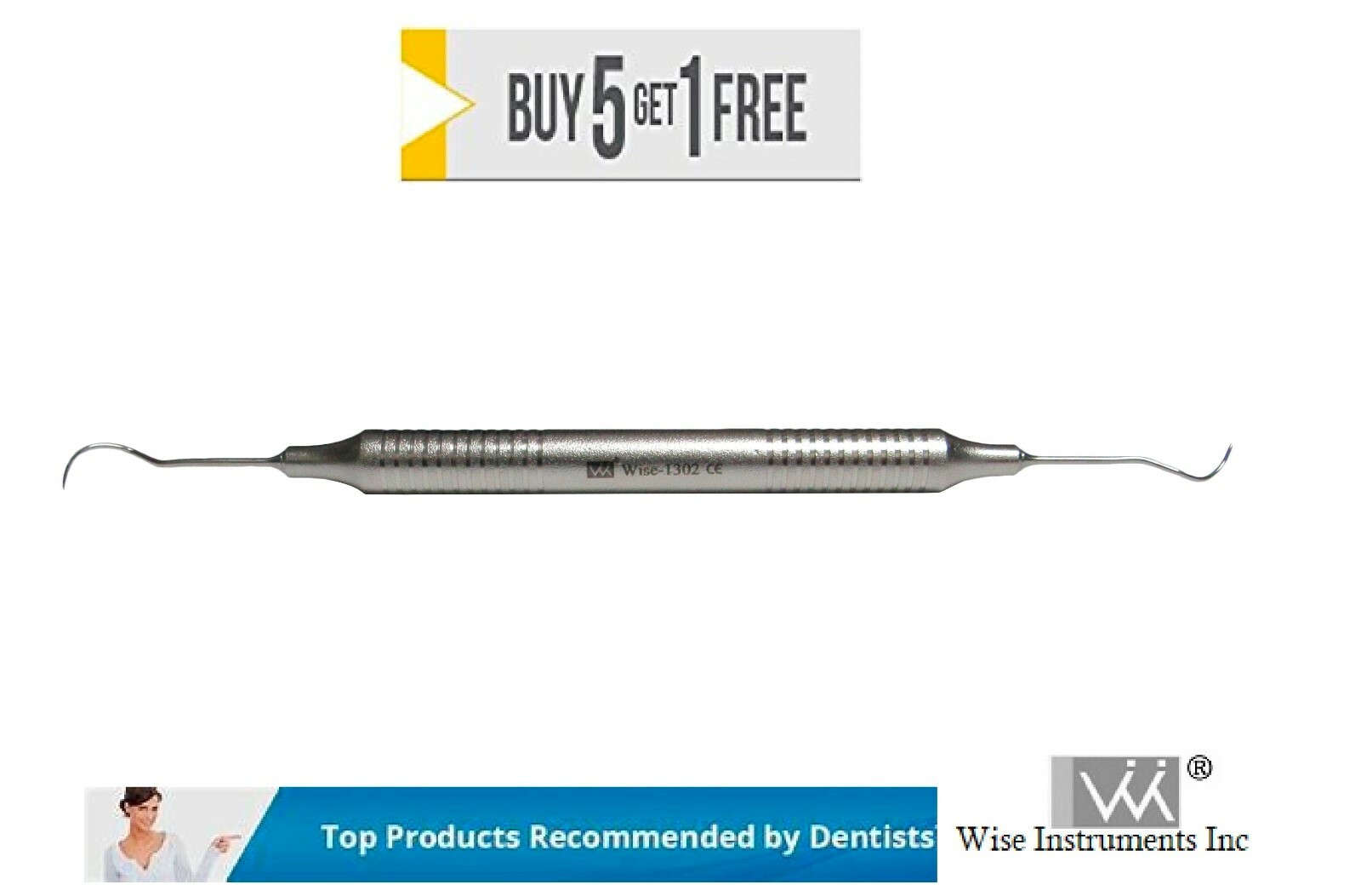 Wise Dental Explorer 3CH Cowhorn