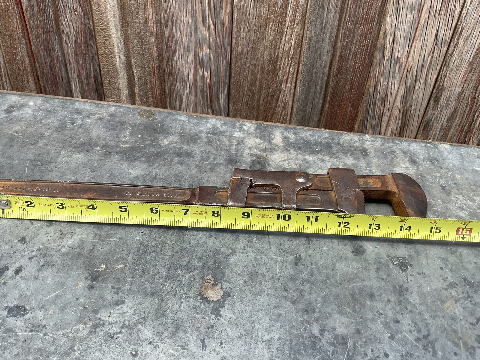 14” Becklin Adjustable Wrench - Unusual Mechanism