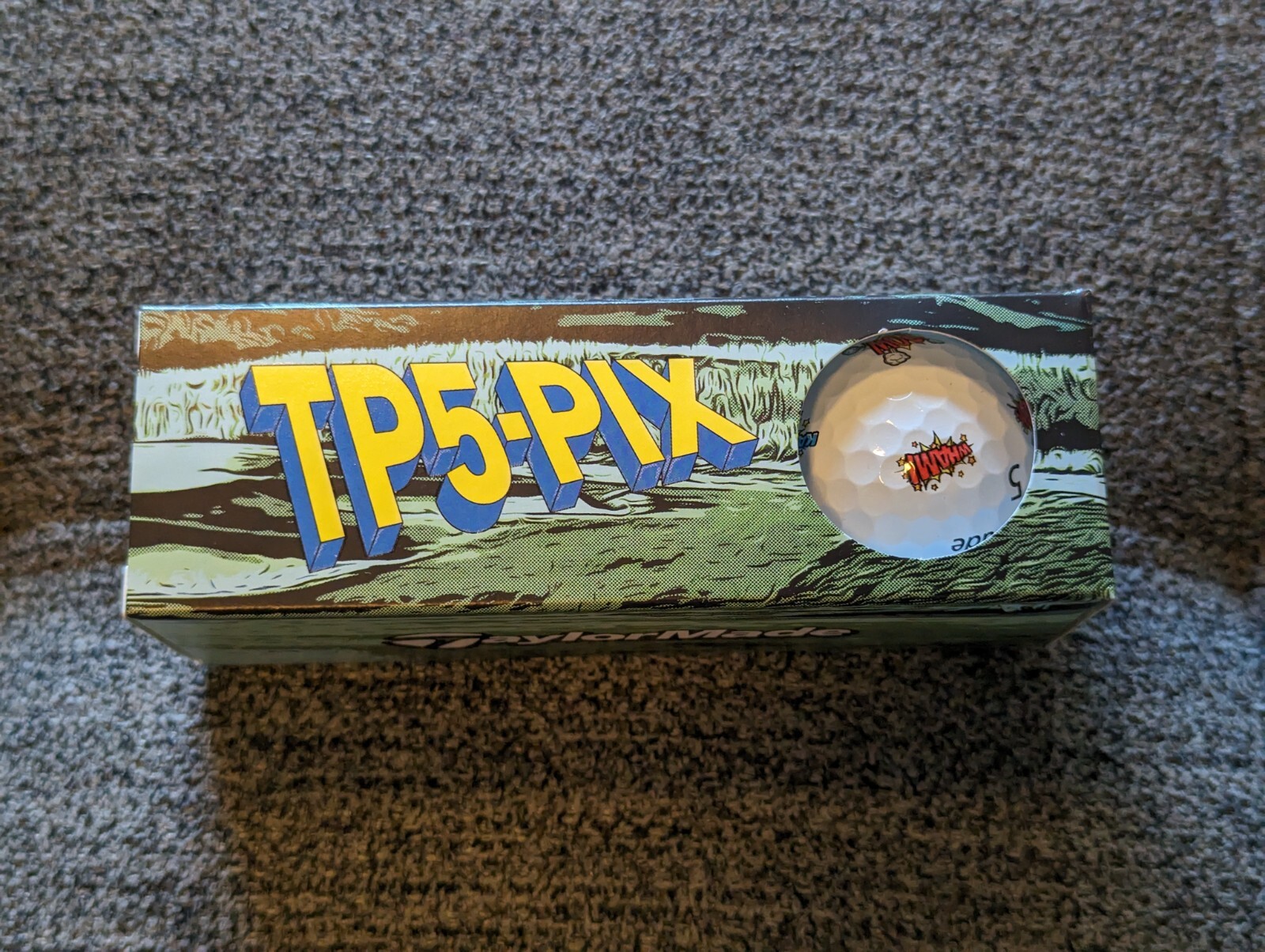 2023 Taylormade TP5 Pix "Smash! Boom! Pow!" Golf Balls - 1 Sleeve/3 balls