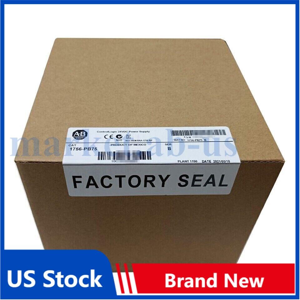 New Allen-Bradley AB 1756-PB75 SER B ControlLogix 24V DC Power Supply 1756PB75