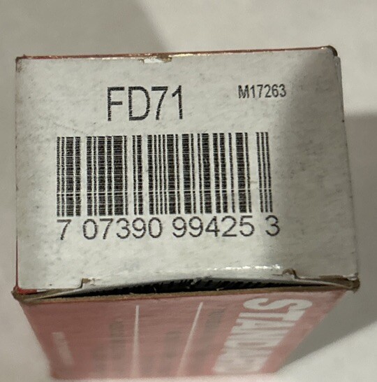 Standard Ignition Ignition Condenser P/N:FD-71 New Old Shelf Stock Fast Shipping