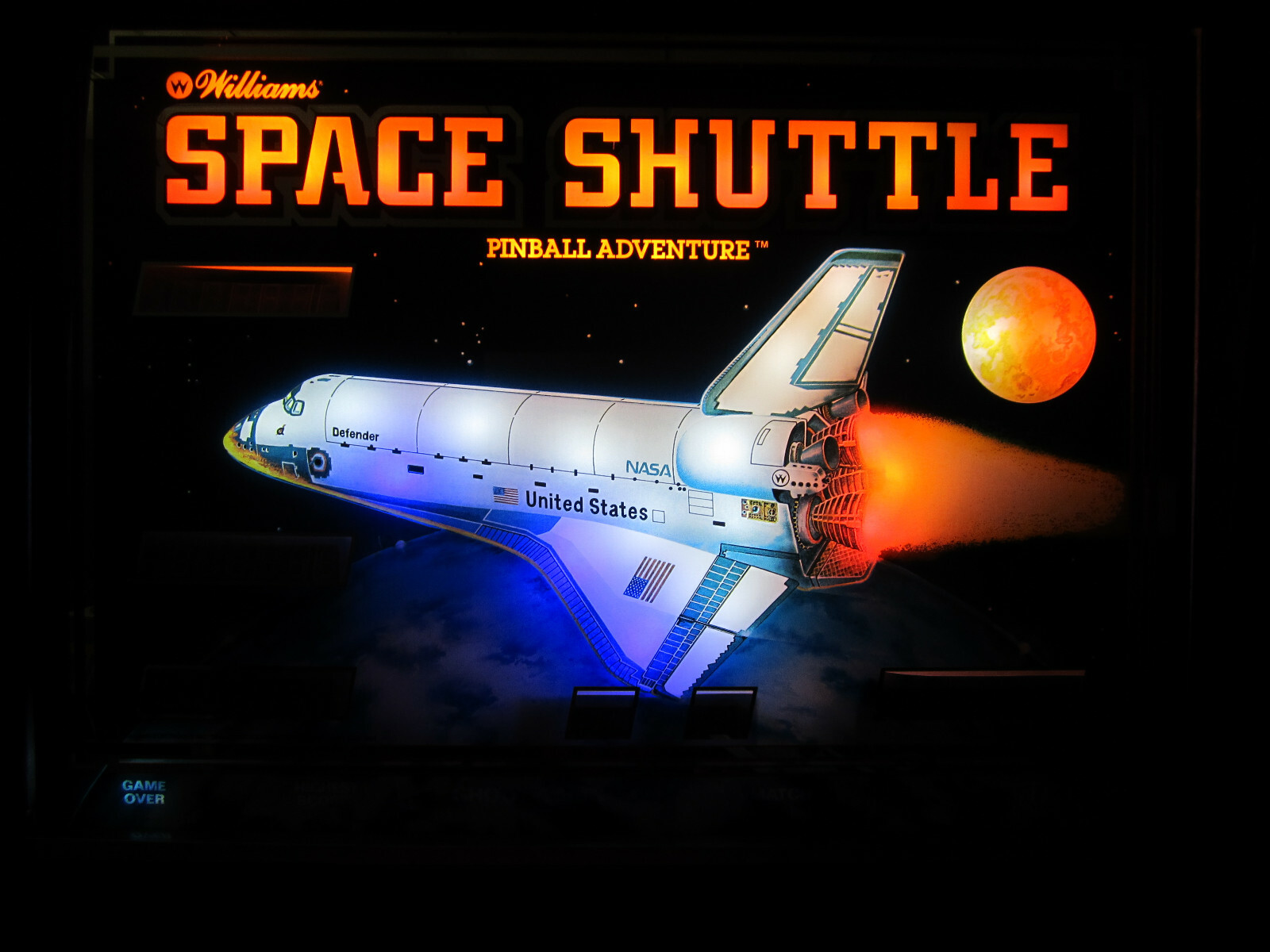 Space Shuttle - NON GHOSTING Lighting Kit custom SUPER BRIGHT PINBALL LED KIT
