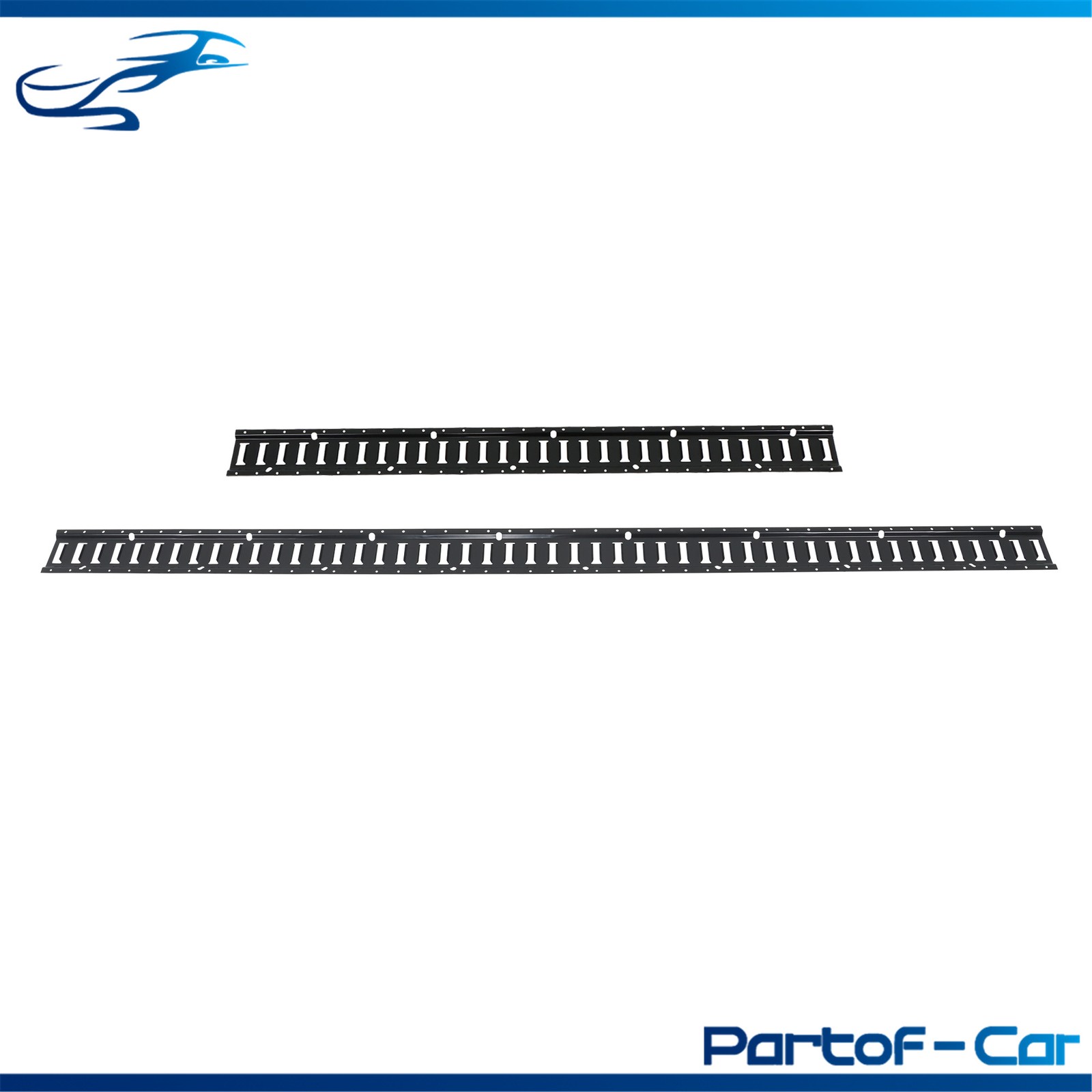 41 Kit 4× 5' & 4× 8’ E Track Tie Down System Black W/ Various Rails And Hardware