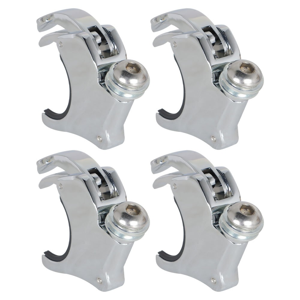 For Dyna FXDB 2002-2016 49mm 4PCS Windshield Windsreen Clamps New