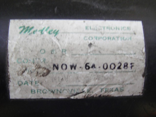 Vintage BuAer US Navy Bendix Control Turn & Bank Aircraft Instrument