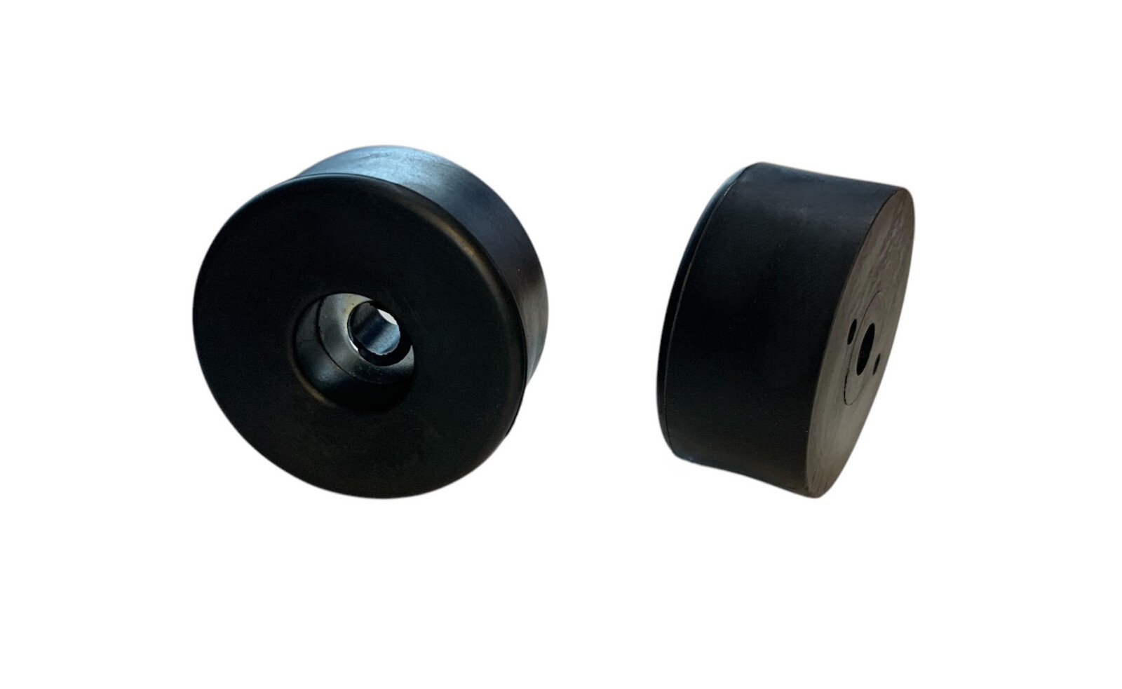 2PK Universal Rubber Foot Pad Isolators, 1 1/2" Diameter 3/4" Height 1/4" Hole