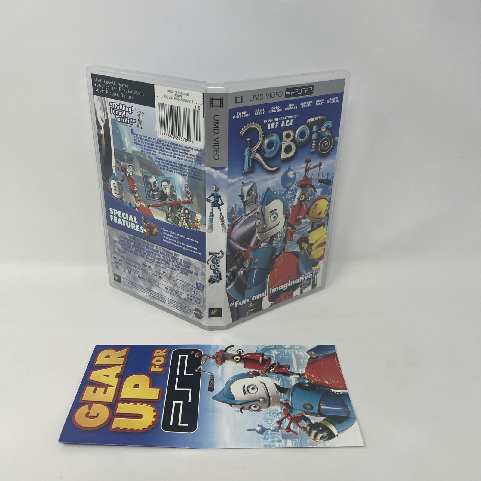 Robots  (UMD-Movie, 2005) Case And Manual Only No Game