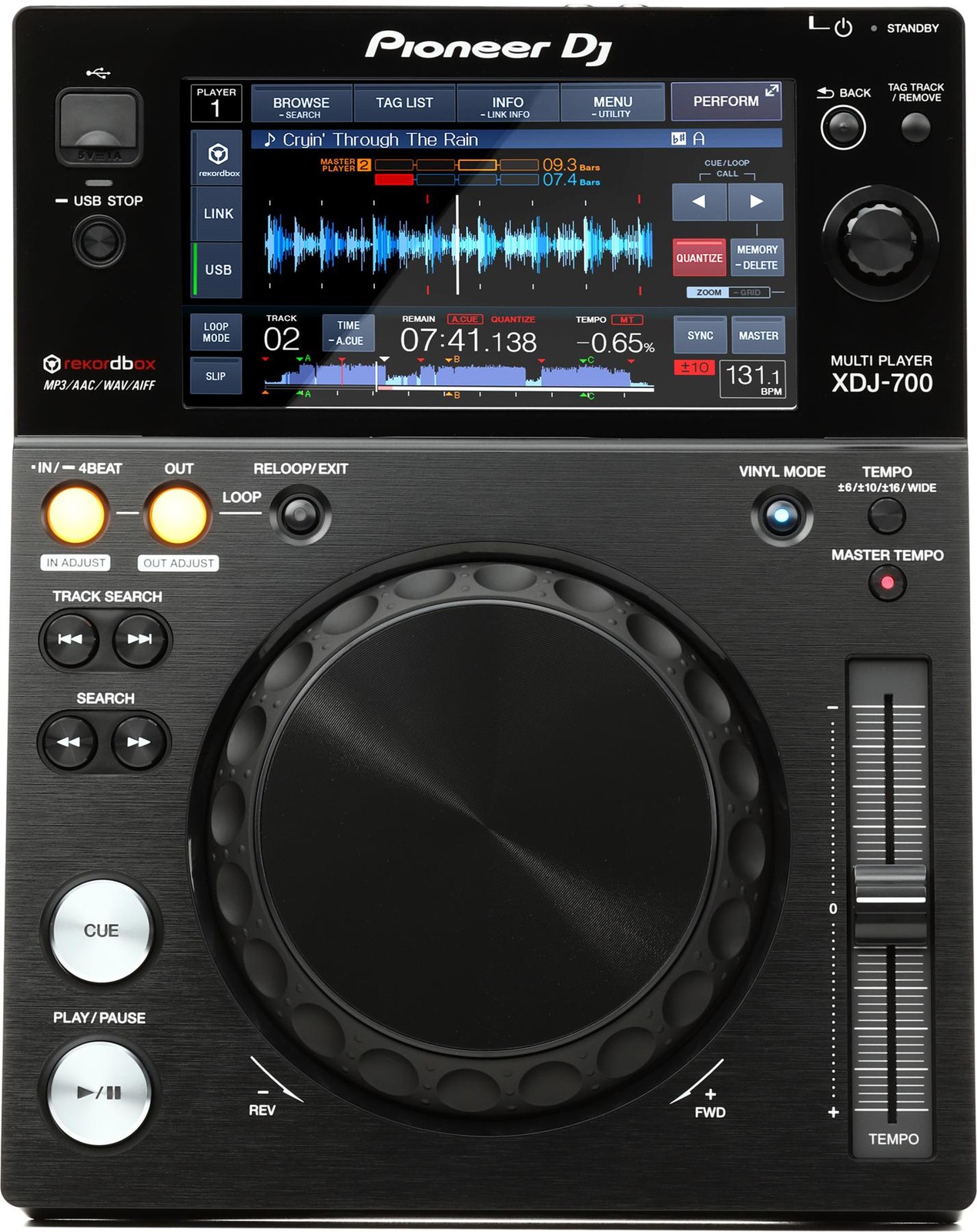 Pioneer DJ XDJ-700 Compact DJ Media Player (2-pack) Bundle