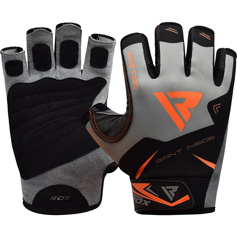 RDX Weight Lifting Gloves, Breathable Anti-Slip Grip for Gym, Fitness & Training
